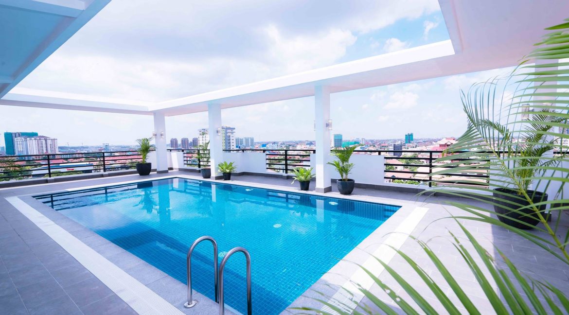 One Bedroom Apartment for Rent in Toul Kork, Pool and Gym (1)