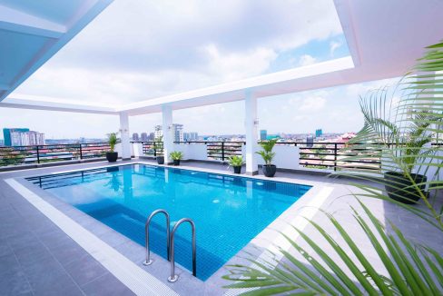 One Bedroom Apartment for Rent in Toul Kork, Pool and Gym (1)