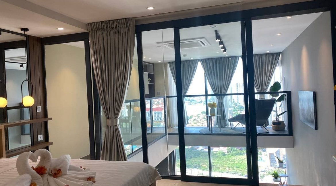 Modern Lifestyle 1 Bedroom Duplex Condominium for Sale in front of AEON Mall 1, Tonle Bassac (3)