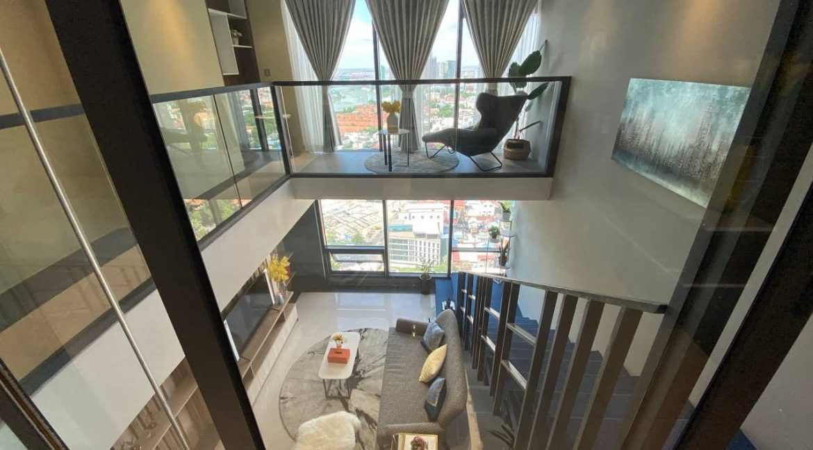 Modern Lifestyle 1 Bedroom Duplex Condominium for Sale in front of AEON Mall 1, Tonle Bassac (6)