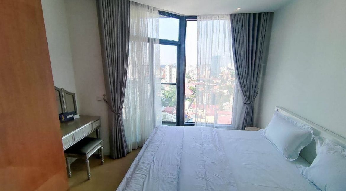 Beautiful 2 Bedrooms Condo Unite for rent in front of AEON Mall 1 with Gym, Swimming Pool (8)