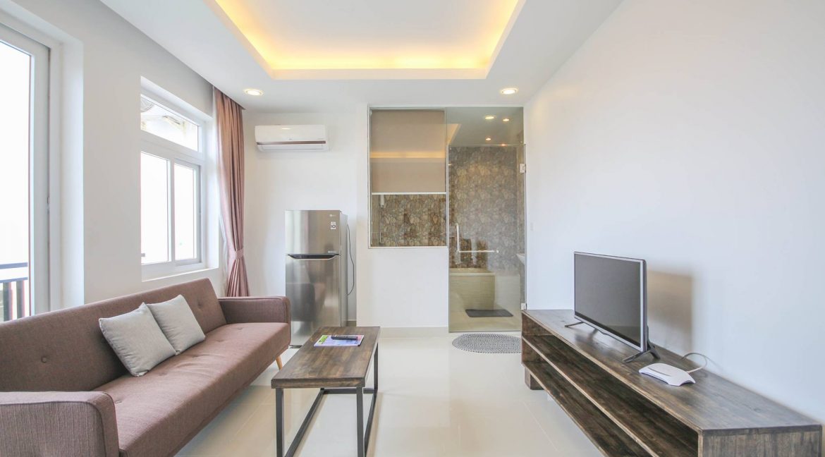 Modern One Bedroom Service Apartment for Rent near TK Avenue (1)