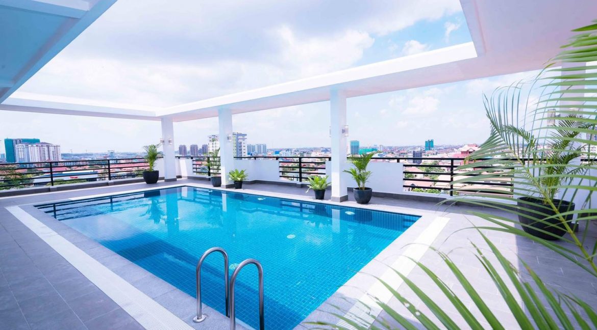 Special Offer 1 Bedroom Apartment for rent access with rooftop swimming pool and gym in TK area (15)